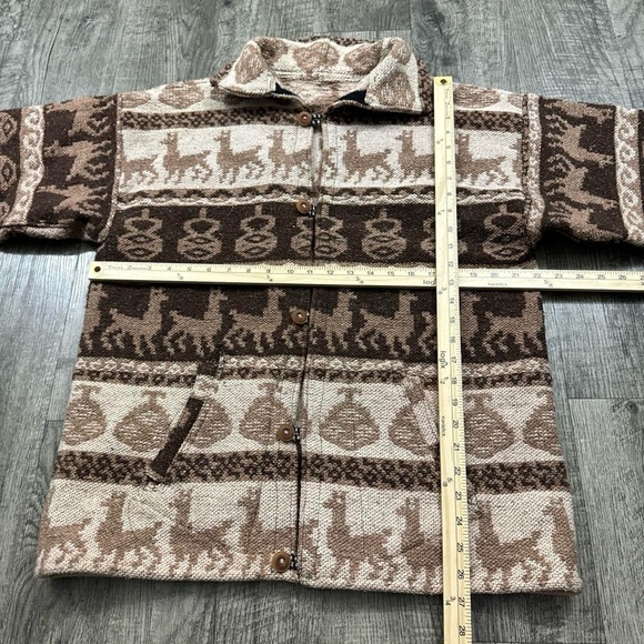 Vintage Alpaca Patterned Tapestry Jacket - Picture 3 of 5